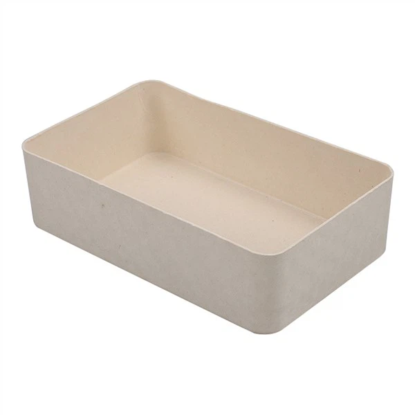 Grüne Verpackung aus geformtem Zellstoff