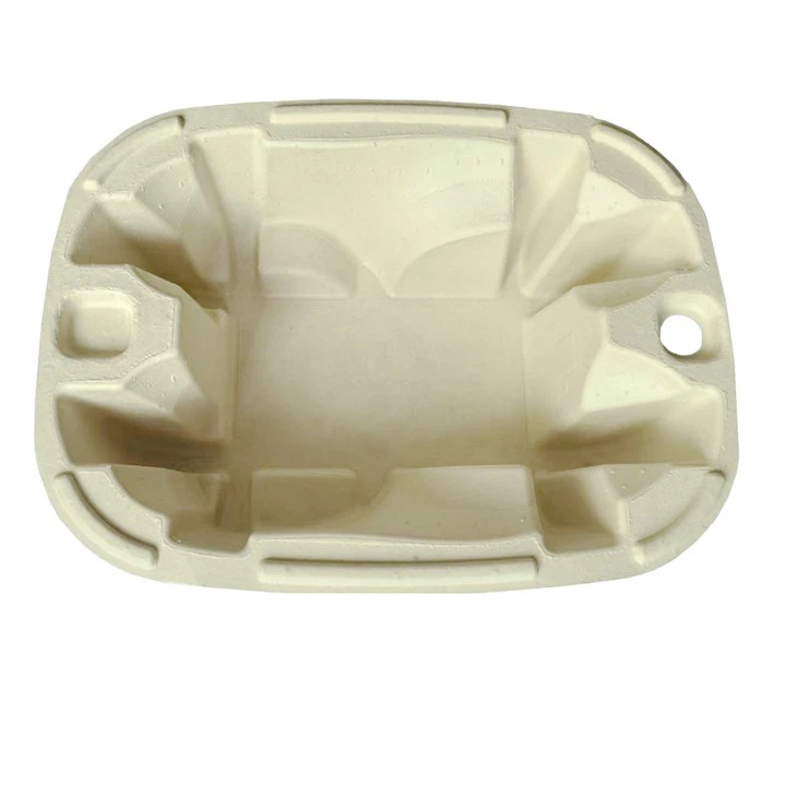 Sugarcane Pulp Packaging Tray for Faucet