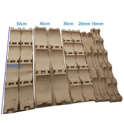 Rollguard geformter Zellstoff